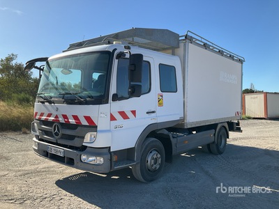 2014 Mercedes-Benz Atego 4x2 Camion Fourgon Crew Cab Van Truck