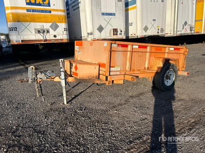 2018 Miska 8 ft 4 in S/A Dump Utility Trailer