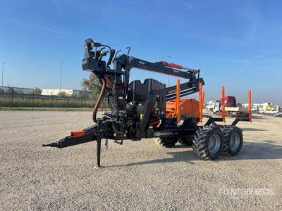 2023 BMF 14T2PRO T/A Forestry Trailer Log Trailer (Unused)