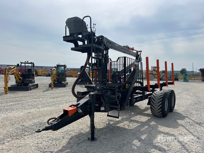 2024 BMF 8T2 Forestry Trailer Log Trailer (Unused)