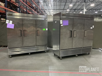 (2) True Manufacturing T-72 Reach-In Refrigerators