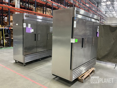 (2) True Manufacturing T-72 Reach-In Refrigerators