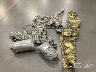 (9) Assorted Parkas, (9) Pairs of Extreme Cold Weather Trousers & Assorted Items