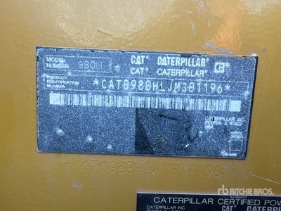 2006 Cat 980H Wheel Loader - Certified Rebuild 2020