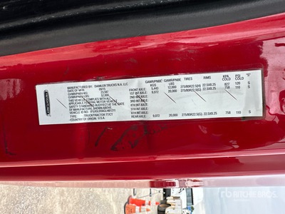 2016 Freightliner Cascadia 125 6x4 Tracteur Routier Couchette