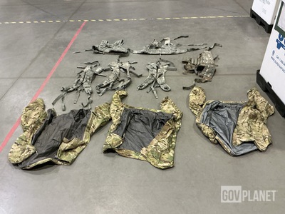 (45) Frame Shoulder Straps, (33) Fighting Load Carriers & Assorted Items