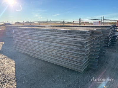 Quantity of (10) 7 ft x 12 ft 10 in x 3 in Wood Matten
