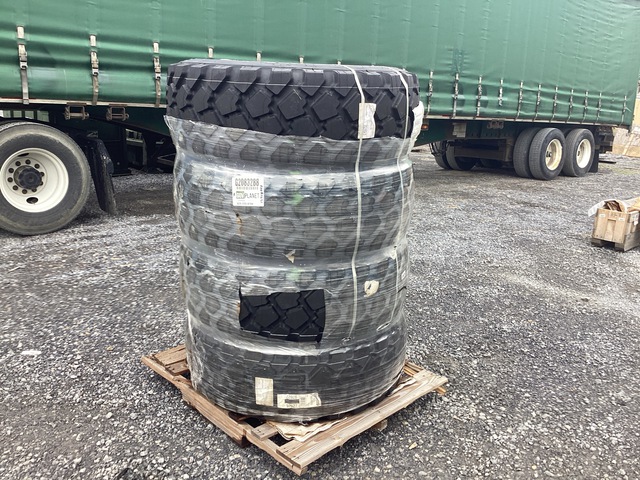 (4) Michelin 365/80R20 Tires w/Wheels (4) Michelin 365/80R20 Tires w/Wheels