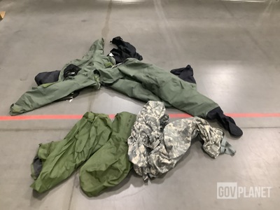 (44) Clothing Bags, (9) Pairs of Cold Weather Trousers & Assorted Items