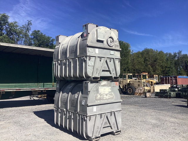 (2) Assorted F404 Jet Engine Shipping & Storage Containers