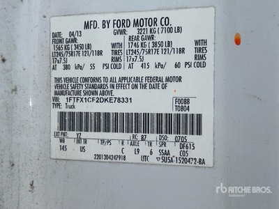 2013 Ford F-150 XL 4x2 Extended Cab Pickup