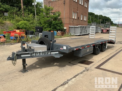 2024 Moritz EDBH-18+4 AR 16000 22 ft T/A Equipment Trailer