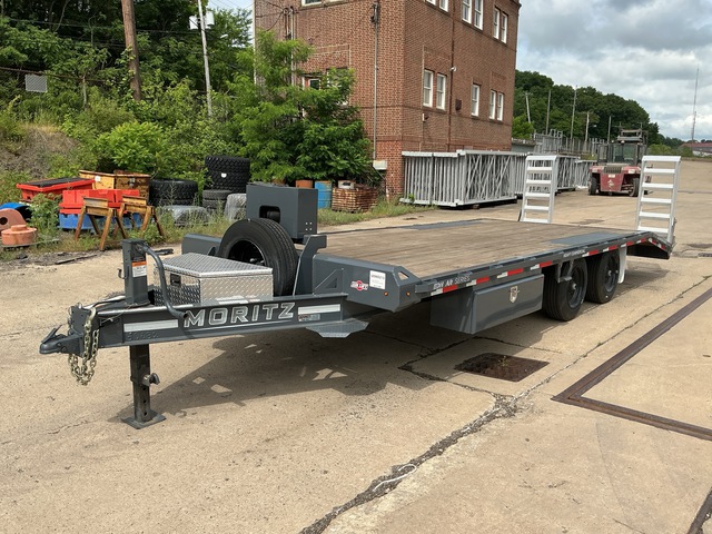 2024 Moritz EDBH-18+4 AR 16000 22 ft T/A Equipment Trailer