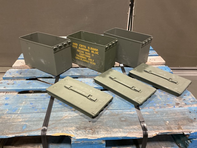 (65) M2A2 Assorted Ammo Cans