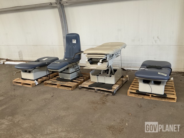 (3) Midmark Examination Tables & (1) Midmark Examination Chair