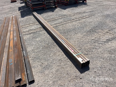 1 Bundle of 12, 20ft x 2sq inch, Steel Tubing