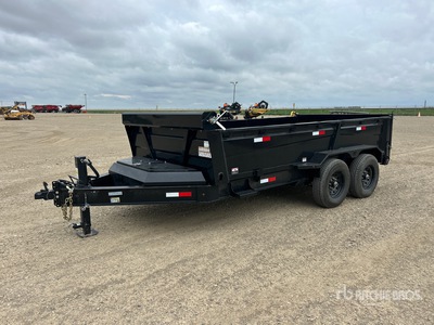 2026 JB Trailers 14 ft T/A Dump Utility Trailer