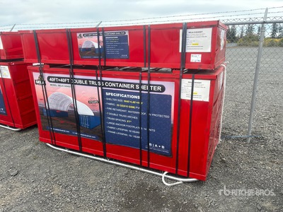 2026 SELA C4040DT 40 ft x 40 ft Container Shelter (Unused)