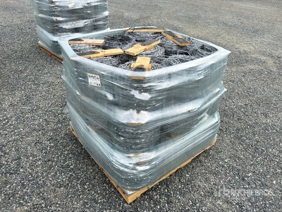 Quantity of (27) Barbed Wire (Unused)