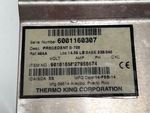 General Appearance with Refrigeration Unit Serial Number