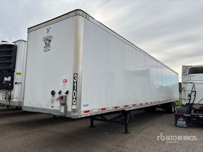 2017 Vanguard MaxCube 53 ft x 102 in T/A Van Trailer
