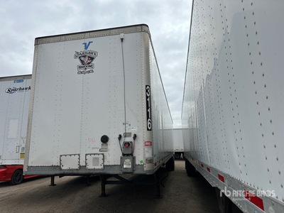 2017 Vanguard MaxCube 53 ft x 102 in T/A Van Trailer