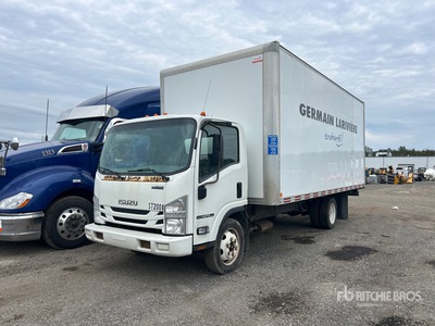 2018 Isuzu NPR 4x2 Gesloten vrachtwagen (Inoperable)