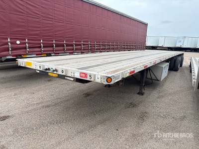 2008 Utility FS2CHA 48 ft T/A Spread Axle Flatbed Trailer