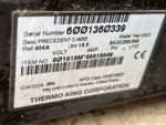 General Appearance with Refrigeration Unit Serial Number