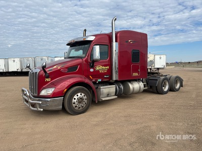 2019 Peterbilt 579 6x4 Cabeza Tractora Cabina Dormitorio