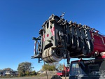 Crane Superstructure with Boom Head Section