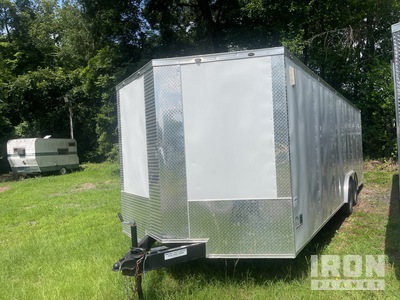 2023 J&C 8.5X24TA3 23 ft T/A Enclosed Trailer
