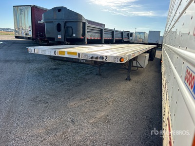 2008 Utility FS2CHA 53 ft T/A Spread Axle Flatbed Trailer