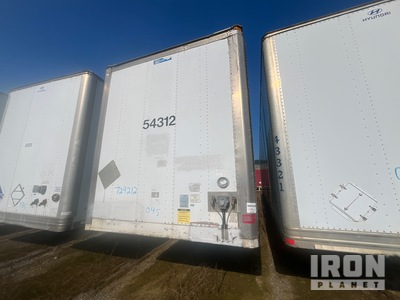 2004 Stoughton ZPVW-535T-S-C-AR 53 ft x 102 in T/A Remolque de furgoneta