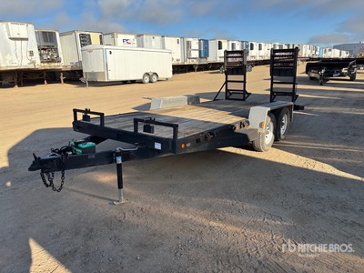 1988 Ubuilt 16 ft T/A Equipment Trailer