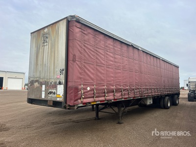 2011 Utility TS2CHA 50 ft T/A Spread Axle Curtain Side Trailer