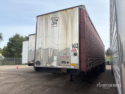 2008 Utility TS2CHA 50 ft T/A Spread Axle Curtain Side Trailer