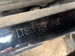 General Appearance with Frame Stamp Serial Number/VIN Photo