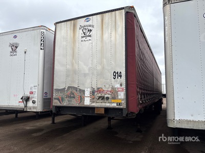 2013 Utility 50 ft T/A Spread Axle Curtain Side Trailer