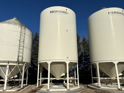 Meridian M1620 +/- 150 ton 4 Ring Fertilizer Hopper Grain Bin