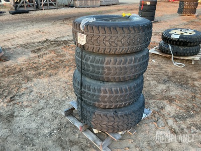 (4) Goodyear 37x12.50R16.5LT Tires w/Wheels