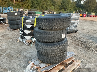 (4) Goodyear 37x12.50R16.5LT Tires w/Wheels