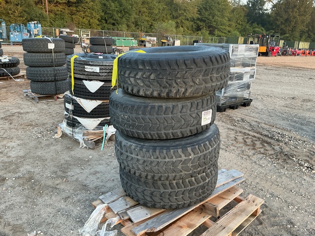 (4) Goodyear 37x12.50R16.5LT Tires w/Wheels