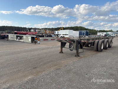 2017 ITD 53 ft Tri/A Extendable Remolque Portacontenedores