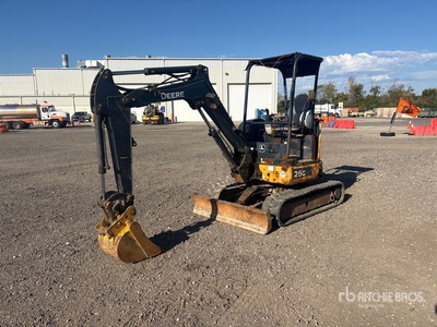 2016 John Deere 26G Minikoparka