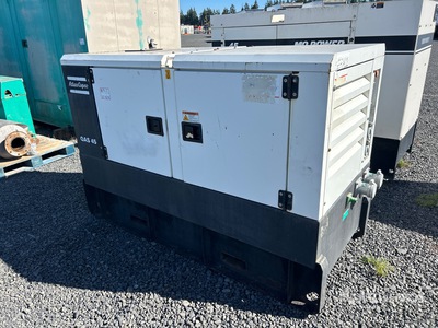 2014 Atlas Copco QAS45 36 kW Skid-Mounted Generator Set