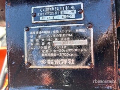 Hinomoto E204 Utility Tractor
