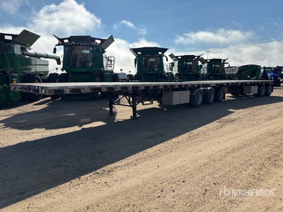 2008 Wilson 32 ft Super B-Train Lead Flatbed Trailer