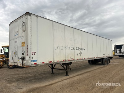 2007 Stoughton ZGPVW-535T-S-C-AR 53 ft x 102 in T/A Remolque de furgoneta