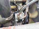 Engine with A/C Compressor